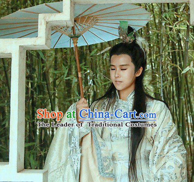 Gorgeous Chinese Emperor Prince Costumes Ancient Chinese Clothing Complete Set for Men