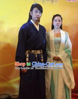 Ancient Chinese Traditional National Hanfu Dress Costumes Clothes Ancient China Clothing for Men or Boys