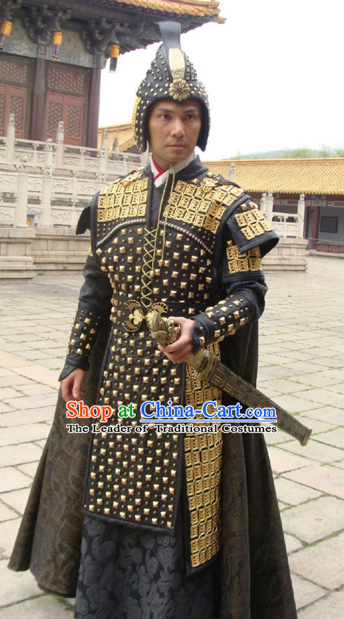 Custom Made Ancient Chinese Style TV Drama Film Armor Costumes Complete Set