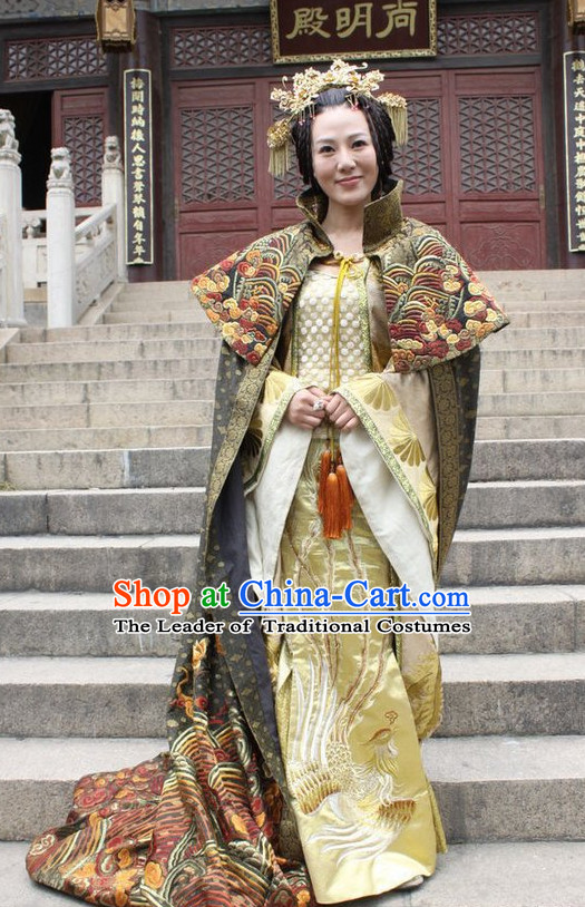 Custom Made Ancient Chinese Style TV Drama Film Princess Clothing and Hairpieces Complete Set