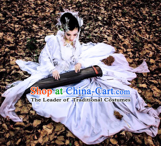 Sexy Imperial Royal Ancient Chinese Princess Clothing Complete Set for Women