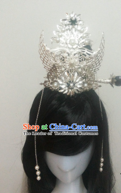 Ancient Chinese Imperial Royal Prince Hair Jewelry Crown