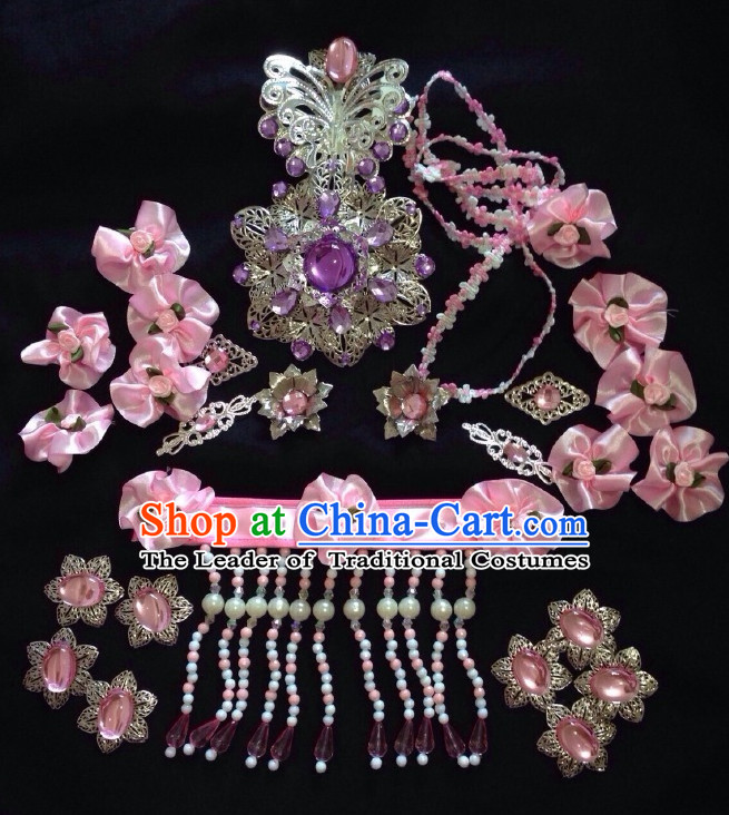 Ancient Chinese Imperial Royal Princess Hair Jewelry Headdress Hairpieces Hair Accessories