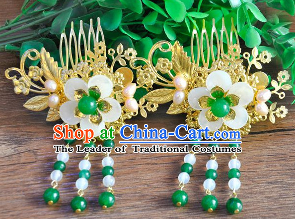 Chinese Traditional Ancient Hair Sticks Hair Ornaments Chopsticks Gold Hair Pins Hairsticks Oriental Asian Head Jewellery Hair Clips Hair pIeces Hair Style