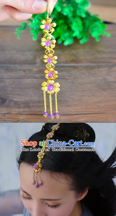 Chinese Traditional Ancient Imperial Hair Sticks Hair Ornaments Chopsticks Gold Hair Pins Hairsticks Oriental Asian Head Jewellery Hair Clips Hair pIeces Hair Style