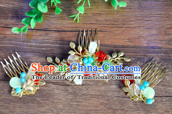 Chinese Traditional Ancient Imperial Hair Sticks Hair Ornaments Chopsticks Gold Hair Pins Hairsticks Oriental Asian Head Jewellery Hair Clips Hair pIeces Hair Style