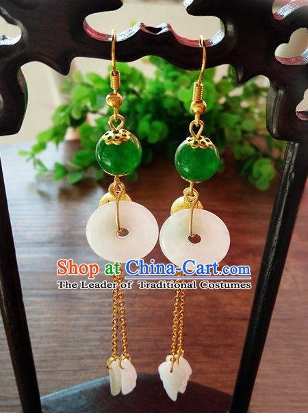 Chinese Traditional Ancient Imperial Empress Earrings