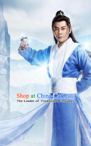 Ancient Chinese Knight Clothes Complete Set for Men