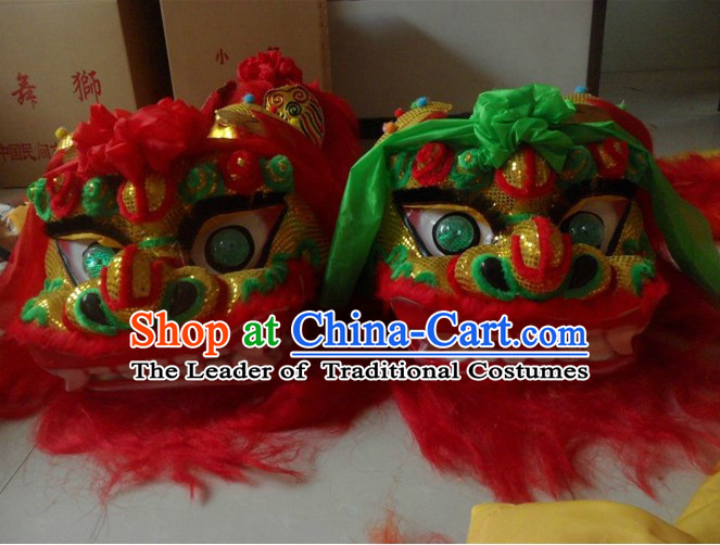 Chinese Traditional Northern Lion Dancing Head