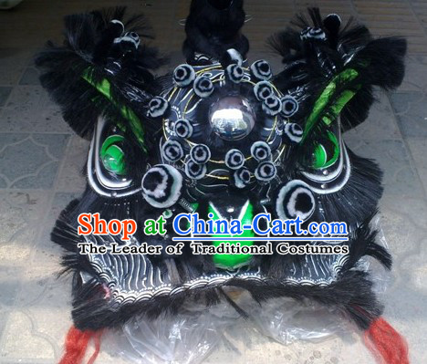 Top Ancient Chinese Zhang Fei Traditional Futsan Style Lion Dancing Costumes Complete Set