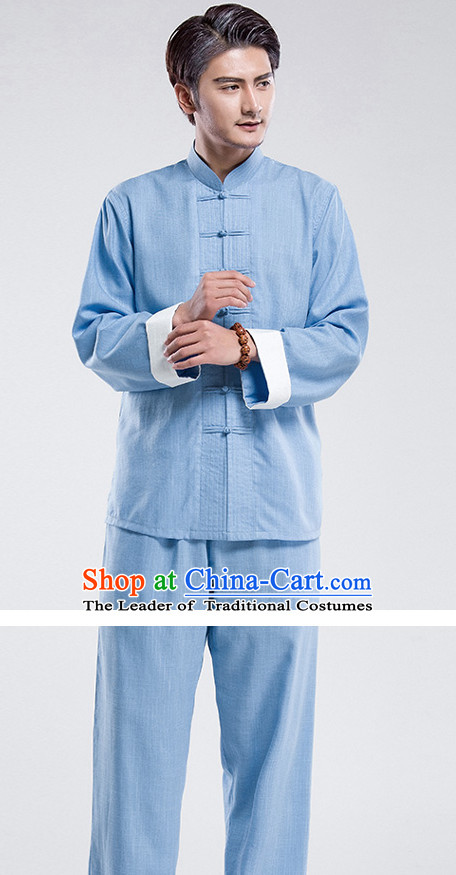 Top Tai Chi Uniforms Pants Tai Chi Suit Apparel Suits Attire Robe Kung Fu Costume Chinese Kungfu Jacket Wear Dress Uniform Clothing Taijiquan Shaolin Chi Gong Taichi Suits for Men Women Kids