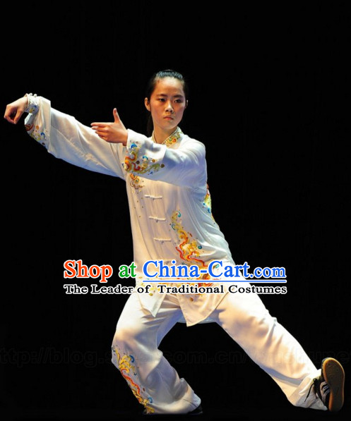 Top Kung Fu Competition Championship Uniforms Pants Suit Taekwondo Apparel Karate Suits Attire Robe Championship Costumes for Men Women Children