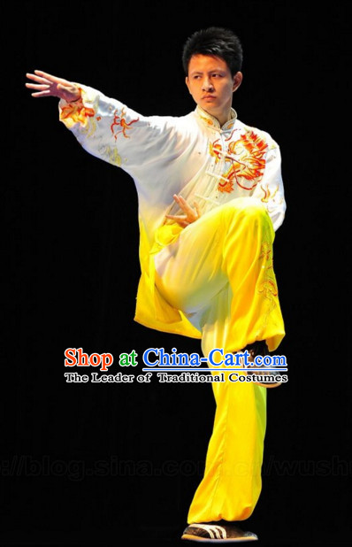 Top Kung Fu Competition Championship Uniforms Pants Suit Taekwondo Apparel Karate Suits Attire Robe Championship Costumes for Men Women Children