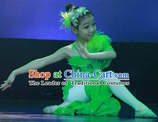 Chinese Traditional Big Events Enetertainment Dance Dress Dancewear Costumes Dancer Costumes Dance Costumes Chinese Dance Clothes Traditional Chinese Clothes Complete Set for Kids