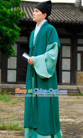 Top Chinese Han Dynasty Male Hanfu Clothing Chinese Hanfu Costume Hanfu Dress Ancient Chinese Costumes and Hat Complete Set for Men Boys Children