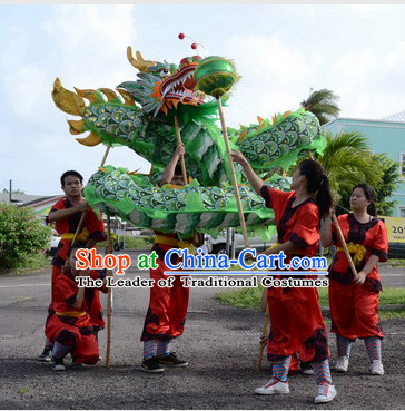 Asian Chinese New Year Performance Dragon Dance Costumes Complete Set for Six People