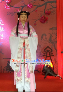 Chinese Ancient Style Wedding Ceremony Officiate Costumes Complete Set for Women