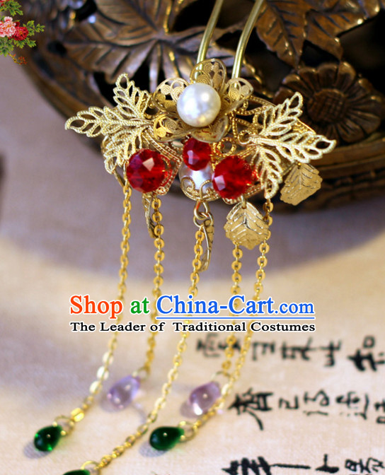 Top Chinese Traditional Wedding Headpieces Hair Jewelry Hair Clasp Hairpins