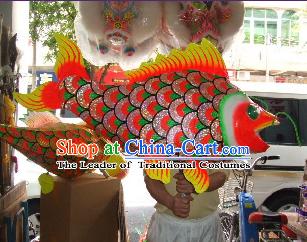 Traditional Chinese Big Celebration Super Big Fish Carp Parade Props