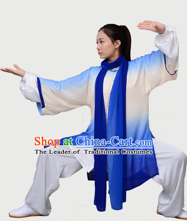 Top Chinese Traditional Competition Championship Tai Chi Taiji Clothing Three Pieces Suits Uniforms