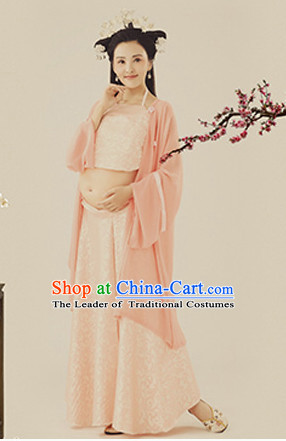 Traditional Chinese Pregant Lady Dress Chinese Hanfu Clothing Cloth China Attire Oriental Dresses Complete Set for Women