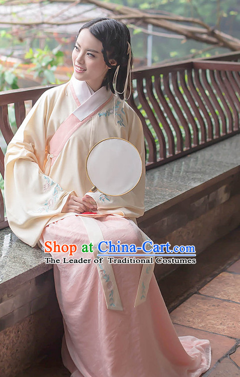 Hanfu Clothing Custom Traditional Chinese Hanfu Dreses Han Clothing Hanzhuang Historical Dress and Accessories Complete Set