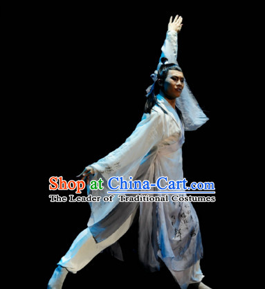 Chinese Classical Dance Costume Folk Dancing Costumes Traditional Chinese Dance Costumes Asian Dance Costumes Complete Set for Men