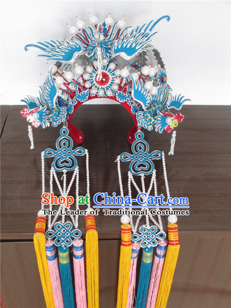 Top Traditional Chinese Opera Phoenix Coronet Hair Accessories Props for Adults and Children