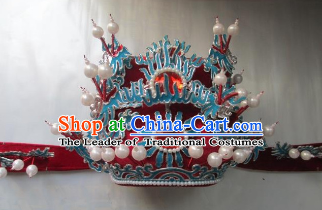 Traditional Chinese Opera Bridegroom Bridal Hat for Men