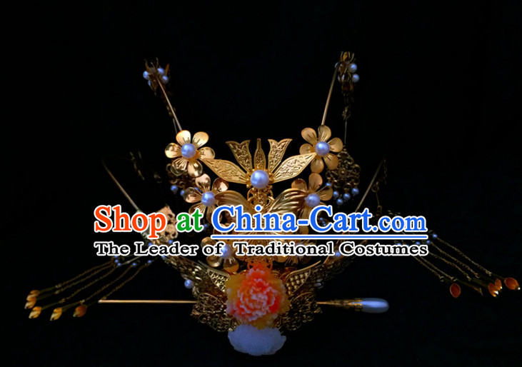 Chinese Ancient Style Empress Headpieces Hair Jewelry for Women