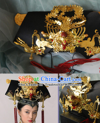 Qing Dynasty Imperial Royal Quene Phoenix Hairstyle Manchu Hairstyle Chinese Oriental Hairstyles