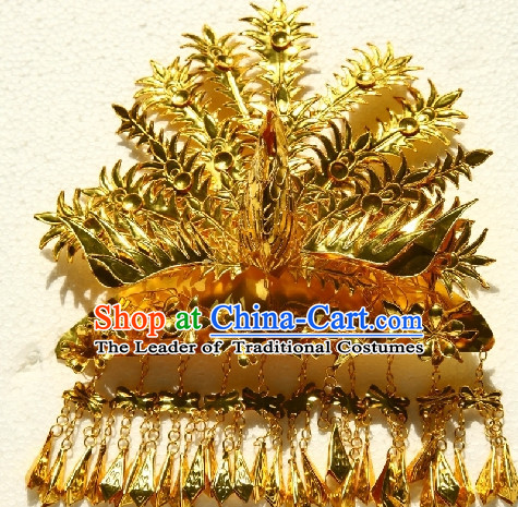 China Ancient Dynasty Imperial Royal Quene Crown Empress Hairpins Hair Accessories Hairstyle Wigs Chinese Oriental Hairstyles Headpieces Hat