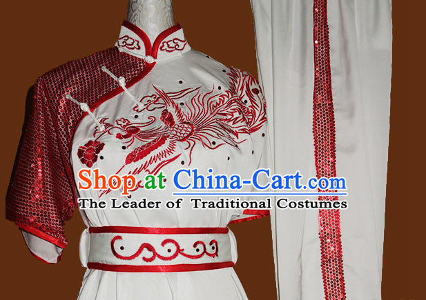 Top Asian Championship Kung Fu Martial Arts Uniform Suit for Women Girls