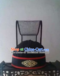 Handmade Chinese Ancient Style Official Hat Asian Headwear for Men