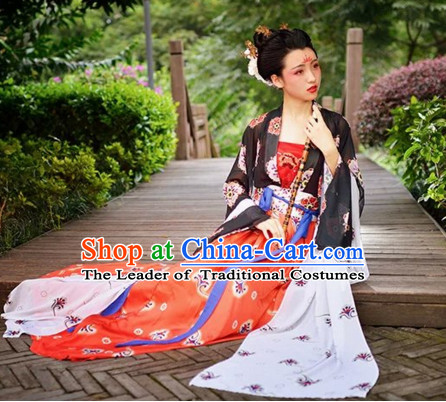 Chinese Ancient Ming Dynasty Princess Beauty Garment Costumes and Hair Jewelry Complete Set for Women