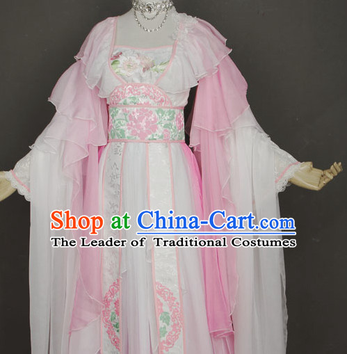 Chinese Women Traditional Royal Fairy Dress Cheongsam Ancient Chinese Princess Clothing Cultural Robes Complete Set