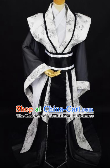 Chinese Traditional Stage Performance Hanfu Cosplay Prince Costume Chinese Cosplay Hanfu Halloween Costume Party Costume Fancy Dress