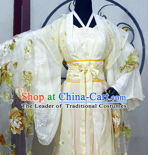 Chinese Ancient Princess Clothing Robes Tunics Accessories Traditional China Clothes Women Adults Kids