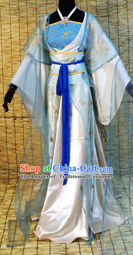 Chinese Ancient Han Fu Clothing Robes Tunics Accessories Traditional China Clothes Adults Kids