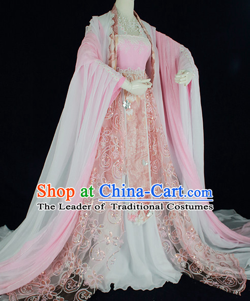 Ancient Chinese Fairy Style Costumes Imperial Princess Outfits Complete Set for Women