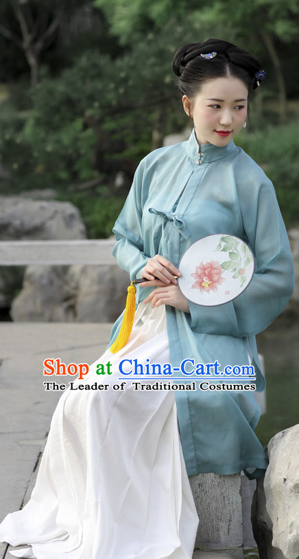 Chinese Ming Dynasty Hanfu Dress China Hanfu Costume Histroical Dresses Traditional Hanfu Wedding Ceremony Chinese Culture Clothing Complete Set