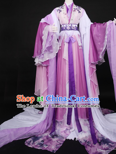 Ancient Chinese Stage Palace Costumes National Costume Halloween Costumes Hanfu Chinese Dresses Chinese Clothing