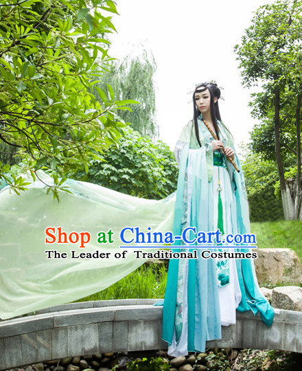 Ancient Chinese Stage Fairy Dress National Costume Halloween Costumes Hanfu Chinese Dresses Chinese Clothing