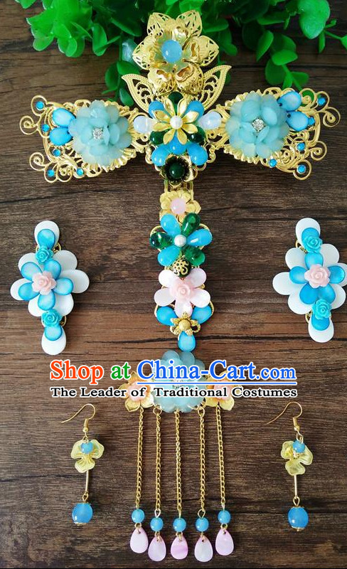 Princess Hanfu Hair Accessories Headpiece Headdress Phoenix Crown Hair Decoration Head Hairpin Accessories Comb Wedding Headwear Hair Accessorie Head Dress