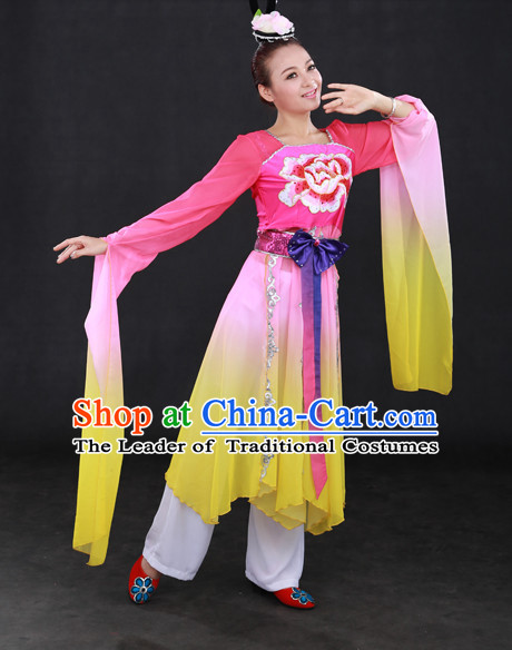 Long Sleeve Happy Festival Chinese Minority Dress Han Uniform Traditional Stage National Costume Sale