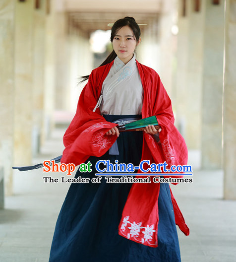 Asian Traditional High Quality Hanfu Fairy Princess Goddness Clothes Costume Costumes Complete Set for Women Girls Children Adults