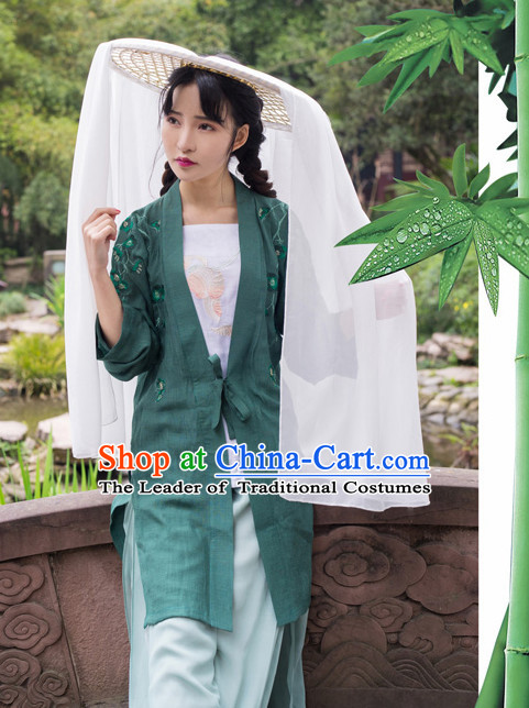 Asian Traditional High Quality Hanfu Han Dynasty Clothes Costume Costumes Complete Set for Women Girls Children Adults