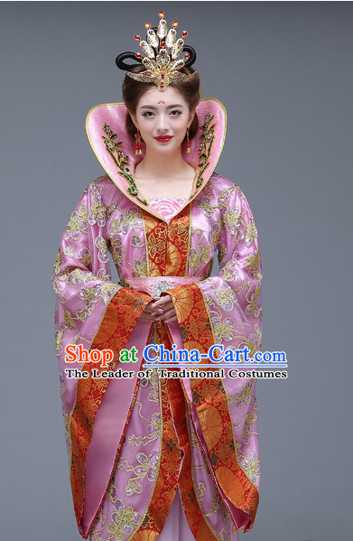 Traditional Chinese High Collar Women Clothes CLassical Dress Complete Set