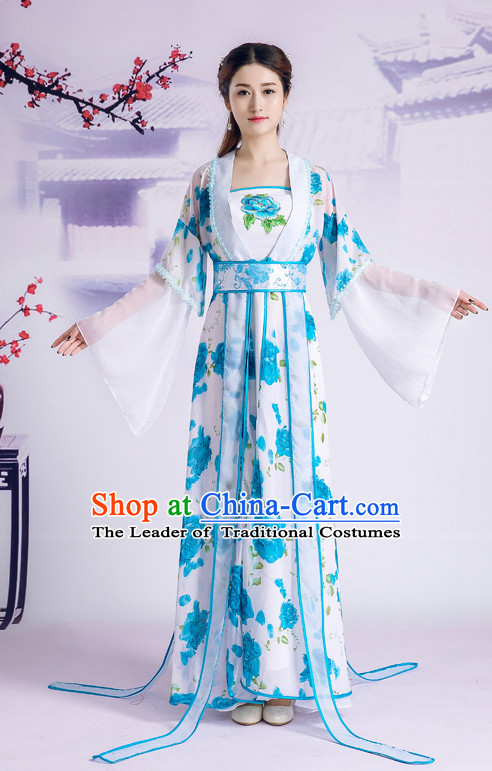 Traditional Chinese Hanfu Women Clothes CLassical Dress Complete Set