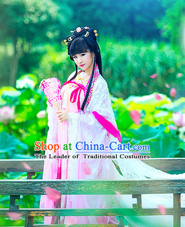 Ancient China Princess Garment Traditional Imperial Queen Costumes High Quality Chinese Empress National Costumes and Accessories Complete Set for Women